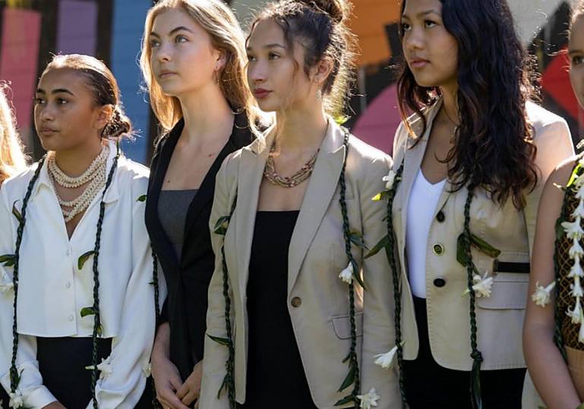 Parte del grupo de jóvenes activistas que han promovido la demanda contra el estado de Montana