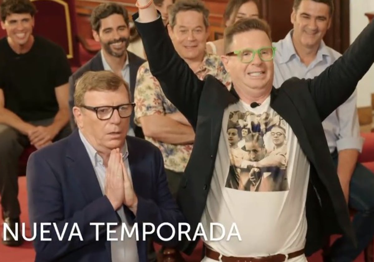 Los Morancos, en el anuncio de promoción de Masterchef Celebrity