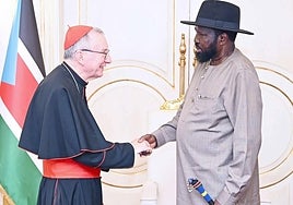 El número dos del Vaticano abre en Sudán del Sur «una ventana para la paz»