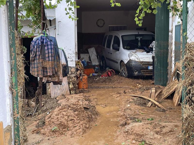 Desperfectos ocasionados por la DANA en Buenache de Alarcón (Cuenca)