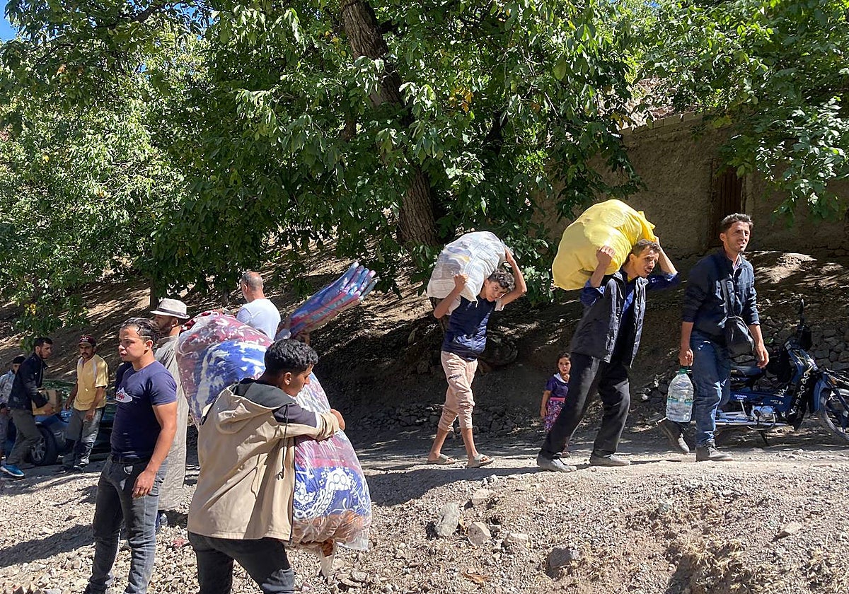 La ayuda humanitaria llega a los pueblos más alejados y de difícil acceso como Tazini