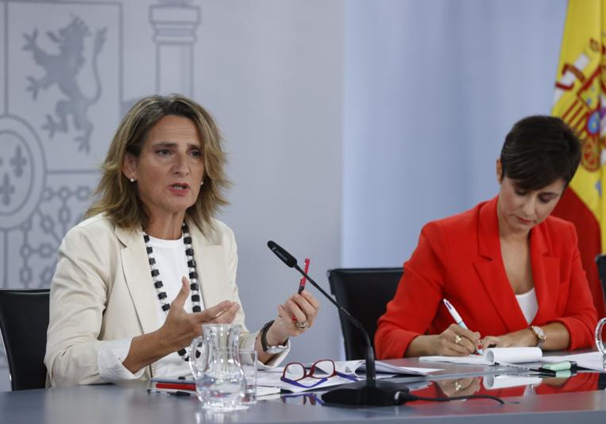 La ministra Teresa Ribera