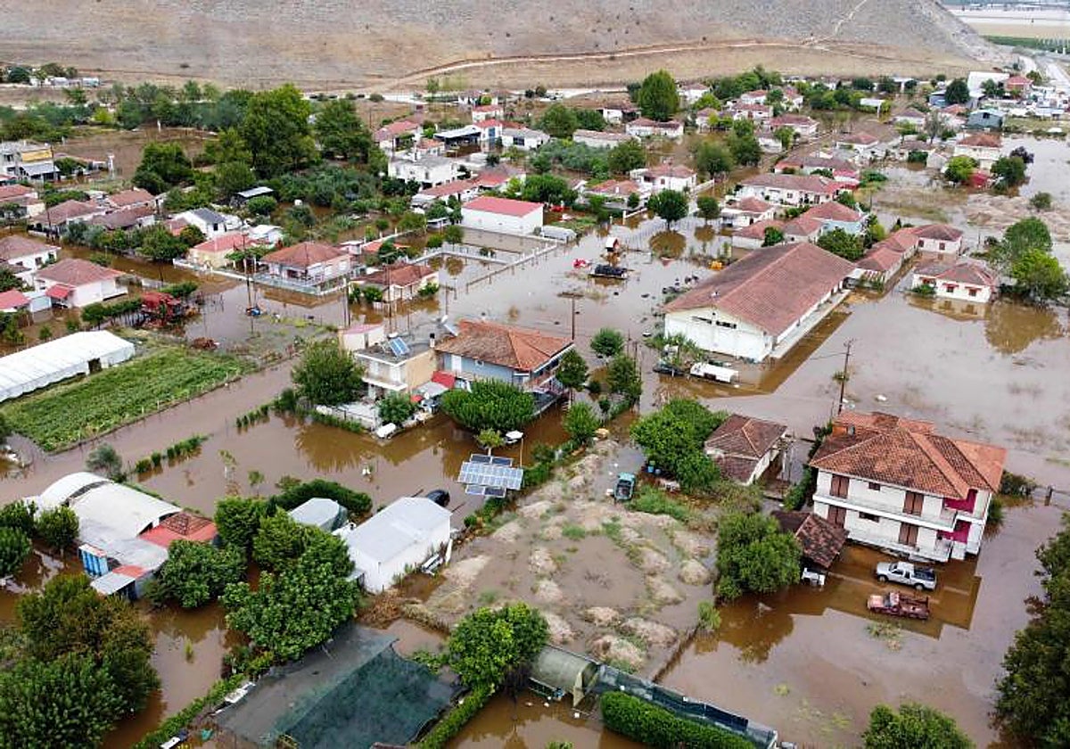 Inundaciones en Grecia, la semana pasada