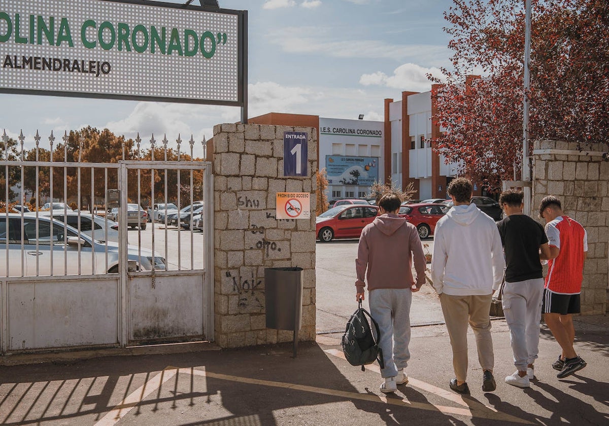 Un grupo de jóvenes del IES Santiago Apóstol