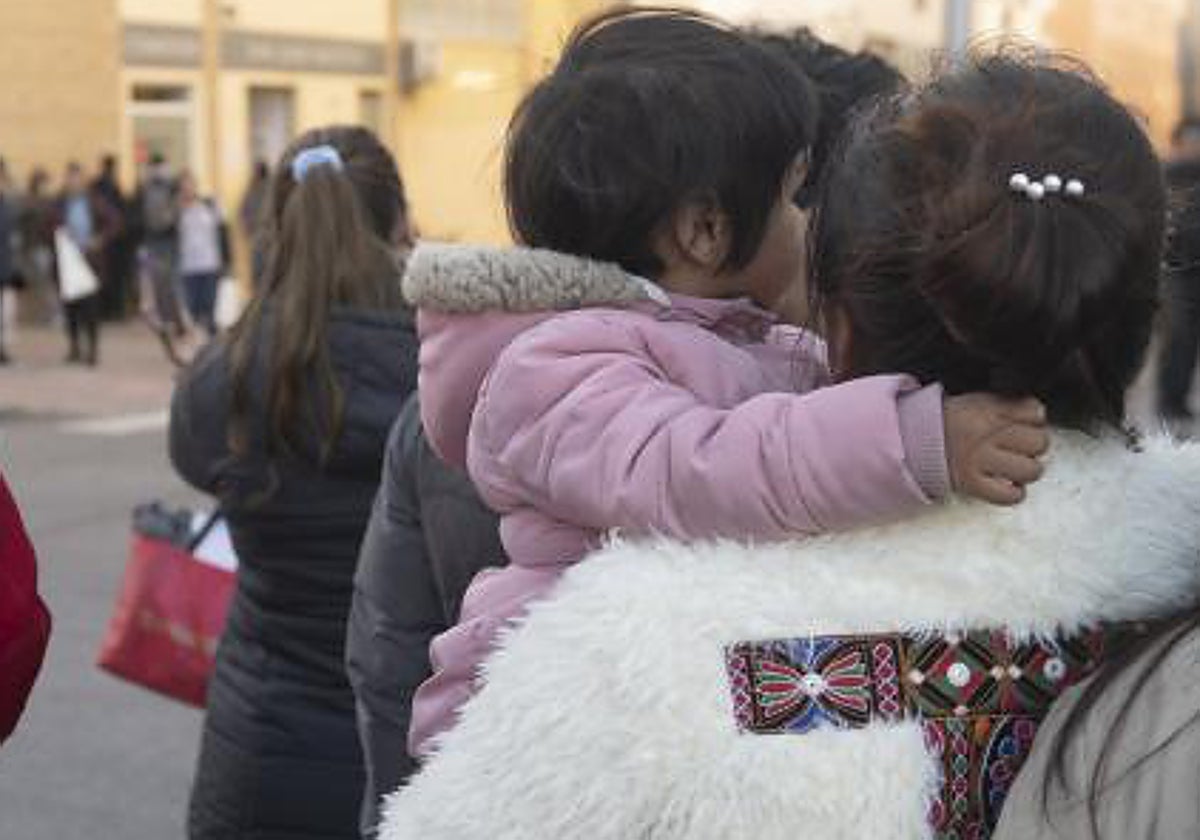 Colas del hambre en Madrid