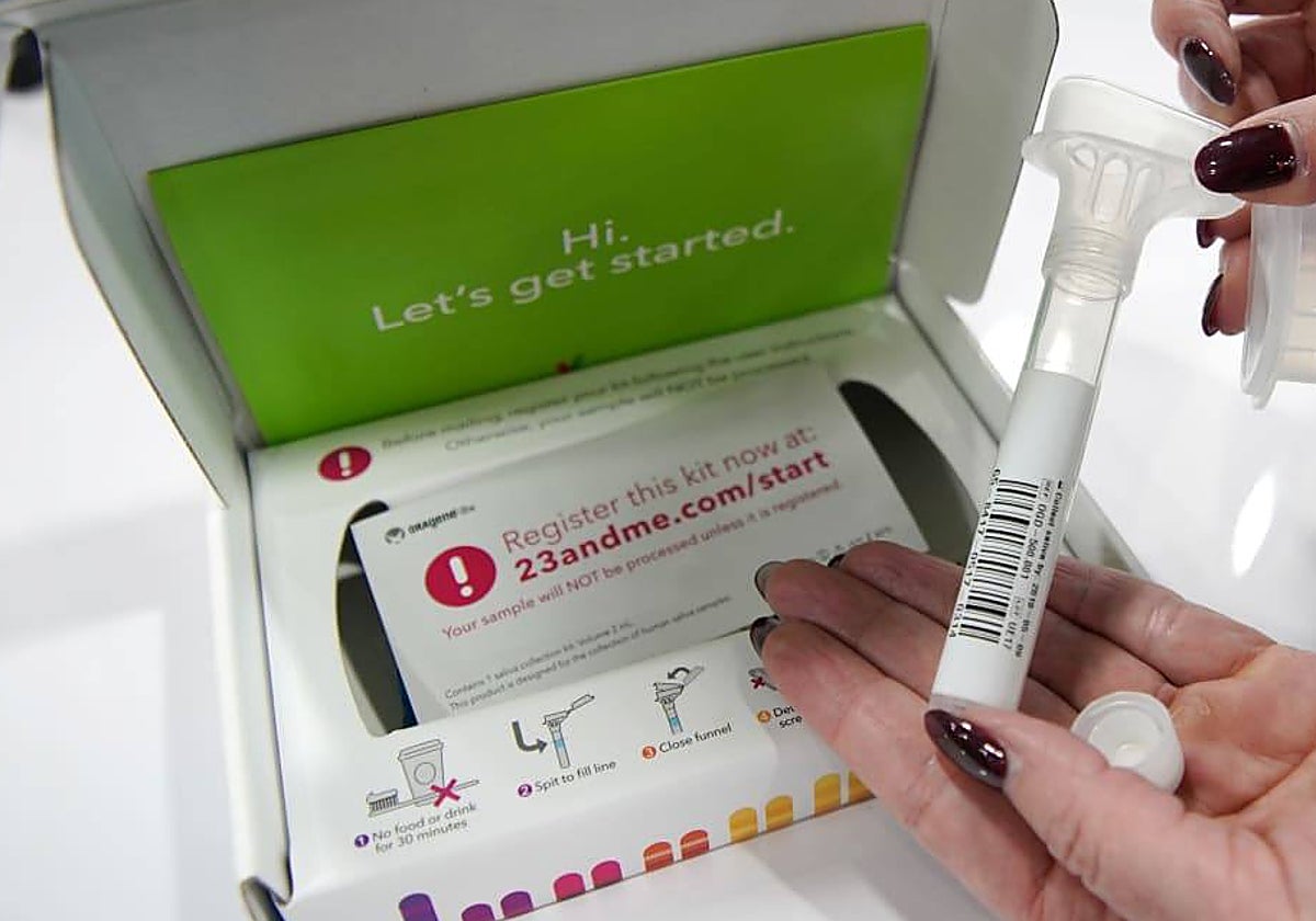 Kit de análisis genético de 23andMe