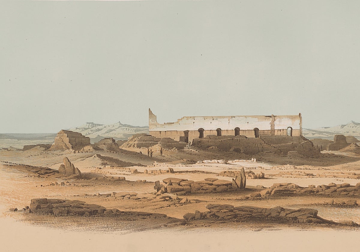 Pintura del monasterio medieval de Ghazali