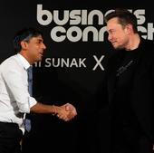 Elon Musk le dice a Rishi Sunak que en el futuro no será necesario trabajar gracias a la inteligencia artificial