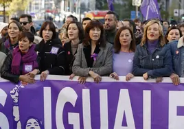 Ana Redondo apela a la «unidad» del feminismo el día en que participan contra la violencia machista otra vez divididas