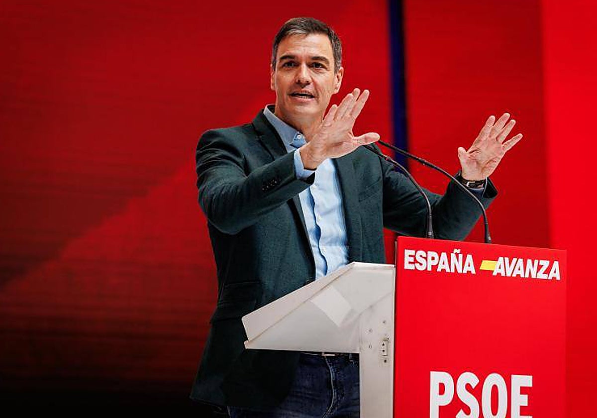 El presidente del Gobierno, Pedro Sánchez