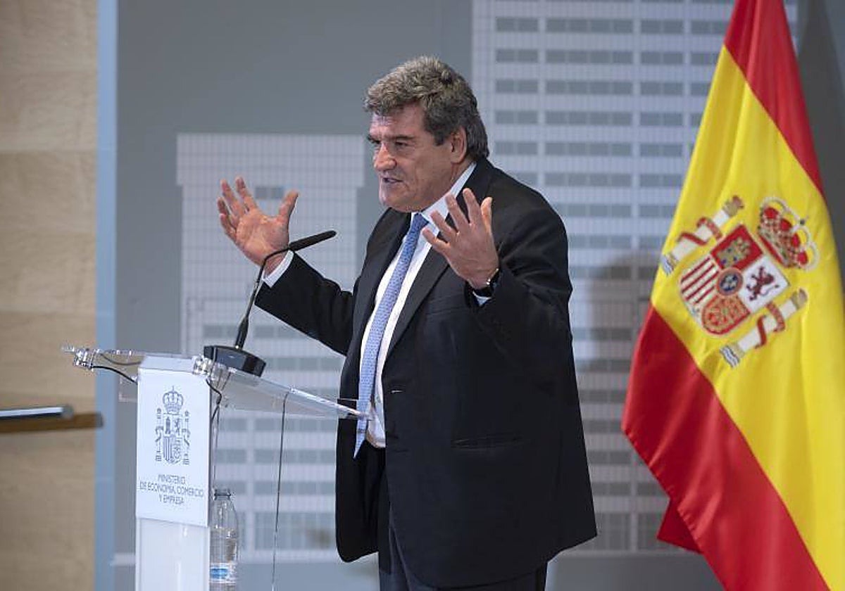 El ministro de Inclusión de Transformación Digital, José Luis Escrivá