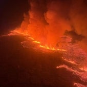 La lava del volcán de Islandia multiplica por cuatro a la de La Palma