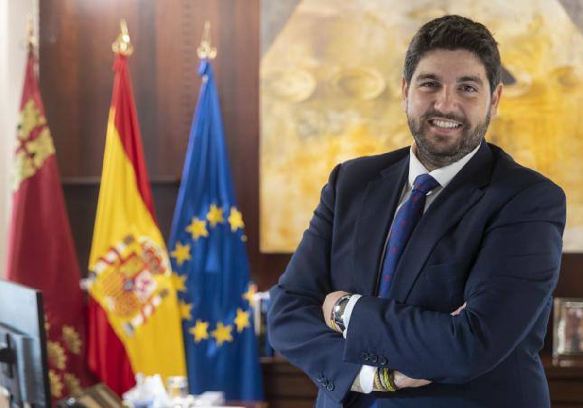 El presidente de Murcia, Fernando López Miras