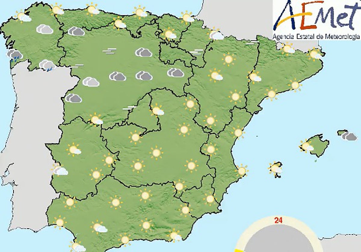 La AEMET ha lanzado un aviso para la madrugada del 31 de diciembre al 1 de enero, revelando que será «fría»