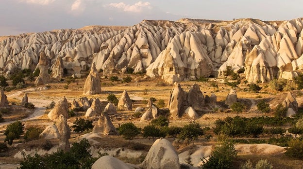 El paisaje de la región parece sacado de otro mundo