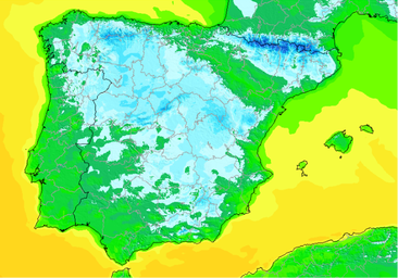 La Aemet avisa de fuertes nevadas en España por la llegada de una DANA: las comunidades con más probabilidad