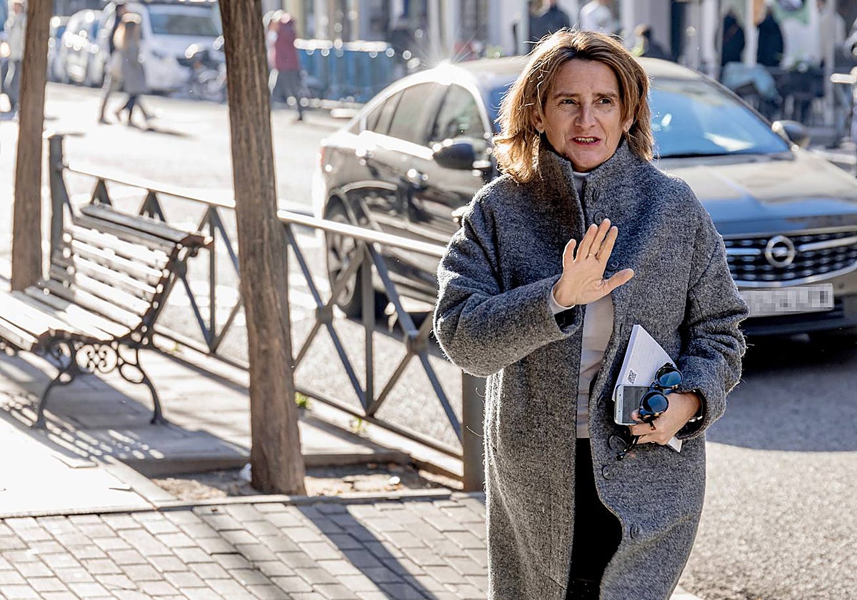 La vicepresidenta tercera y ministra para la Transición Ecológica y el Reto Demográfico, Teresa Ribera