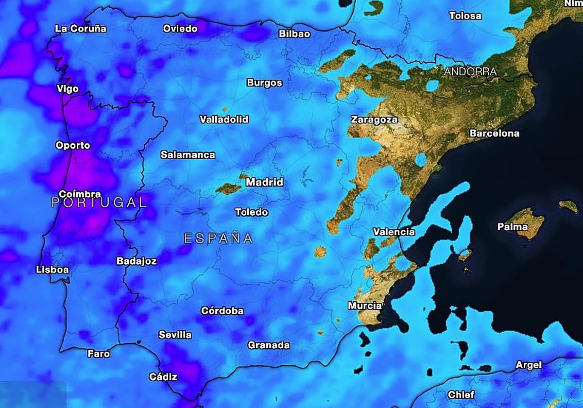 La Aemet da la fecha de la llegada de un nuevo episodio de lluvias y frío a España