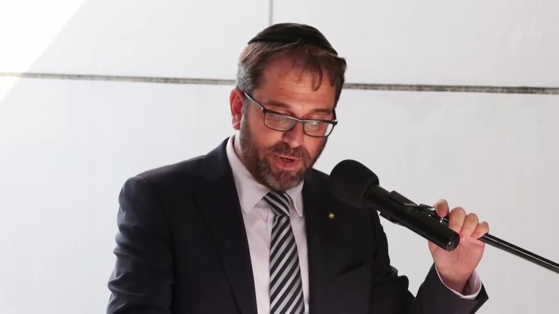 Presidente de la AMIA: &quot;Es un honor reunirnos para rendir homenaje al fiscal Alberto Nisman&quot;