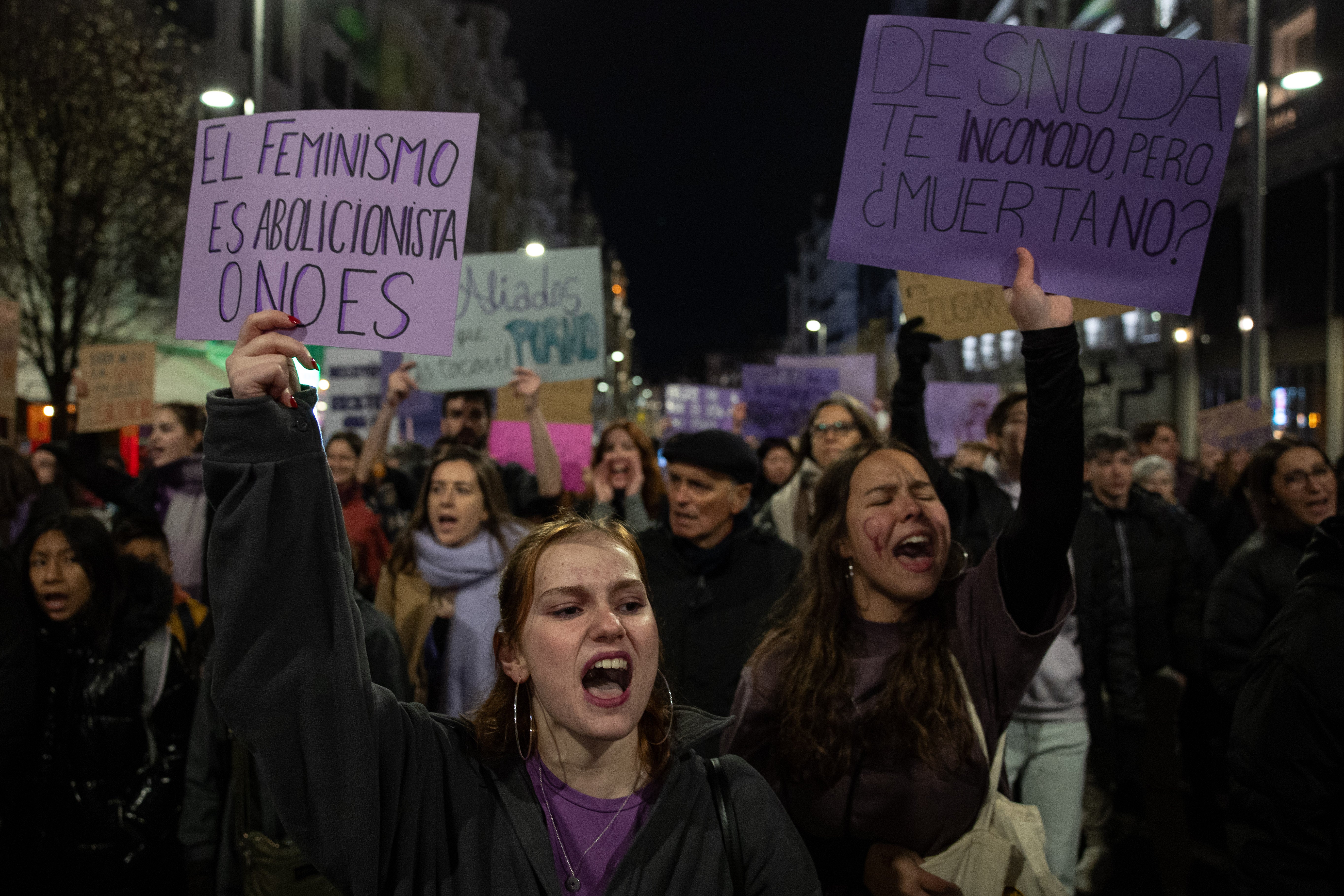 Concentración del Movimiento Feminista de Madrid