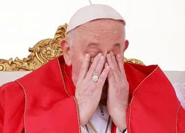 El Papa no lee la homilía del Domingo de Ramos y se cumplen cuatro semanas sin que lea discursos largos