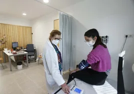 Consulta en un centro de salud de Galicia