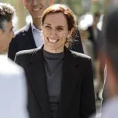 La ministra de Sanidad, Mónica García, la semana pasada en Valencia