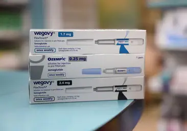 Inyectables de Ozempic y Wegovy en una farmacia de Alemania