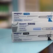 Inyectables de Ozempic y Wegovy en una farmacia de Alemania