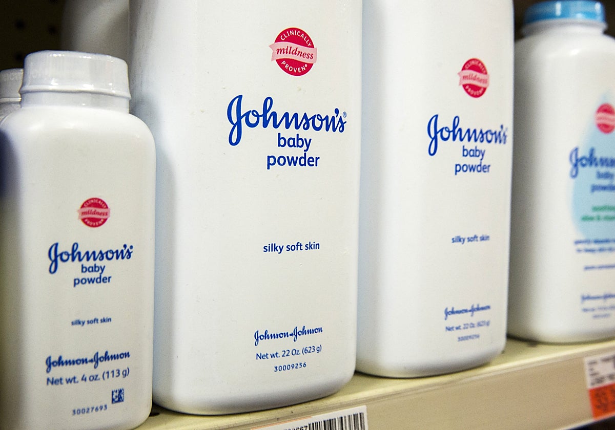 Polvos de talco de Johnson & Johnson