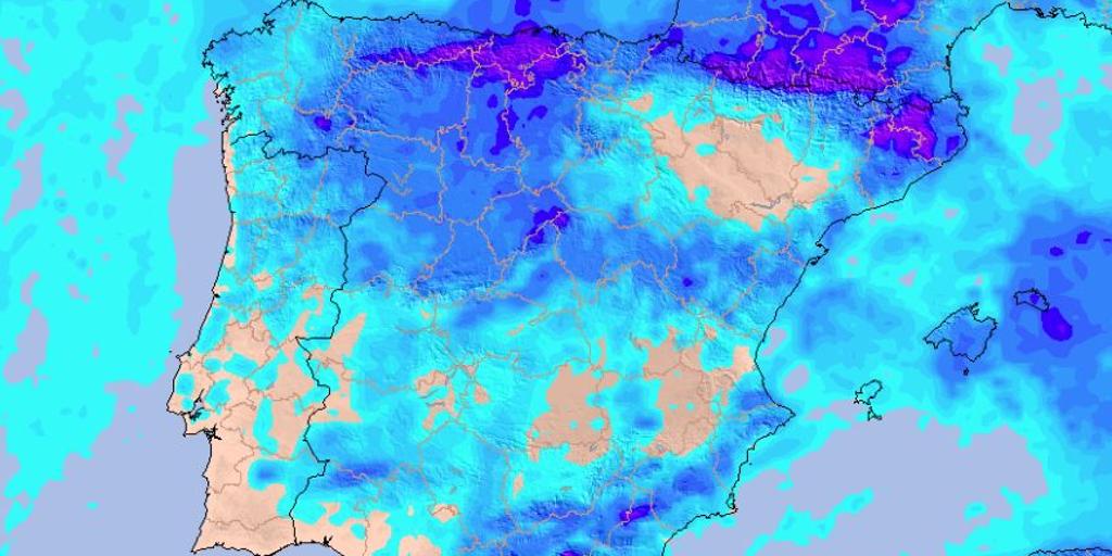 La Aemet avisa del regreso de las lluvias a España después de alcanzar temperaturas de 30 grados en estas zonas