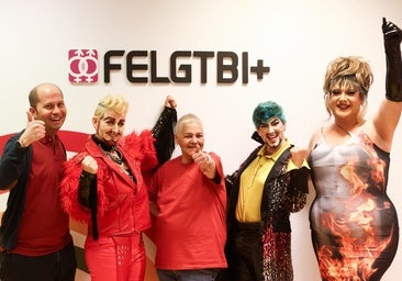 Drag queens y kings para alentar el voto LGTB el 9-J: «Hay que levantar un muro en Europa a quienes quieren acribillarnos»