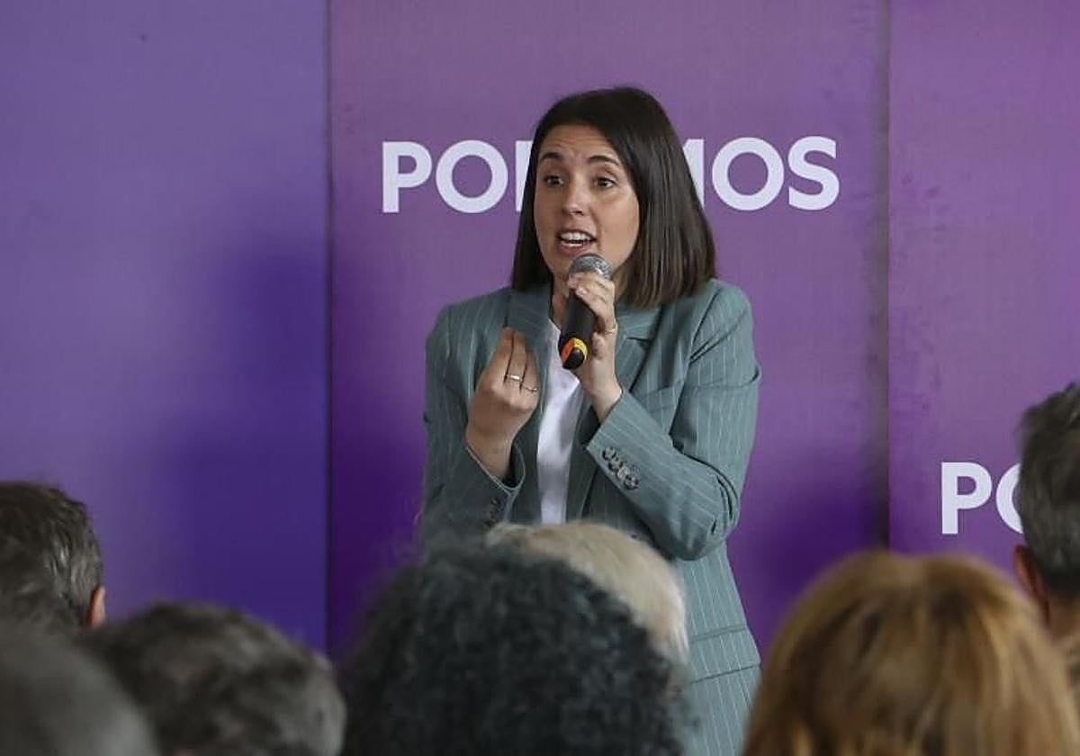 Irene Montero, en una imagen de archivo