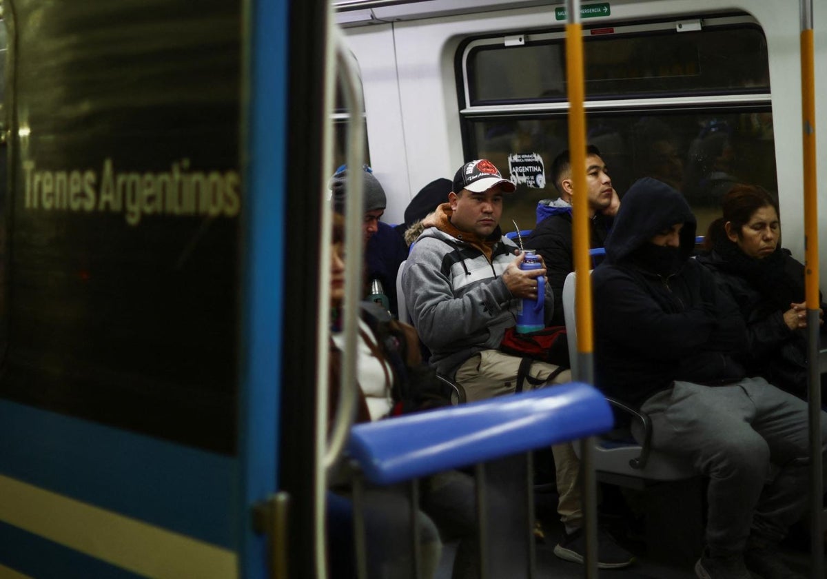 Un tren en Buenos Aires