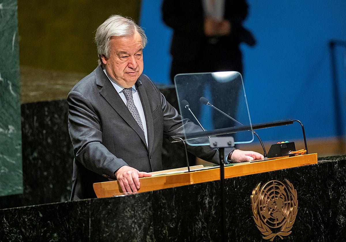 El secretario general de la ONU, António Guterres