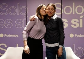 Las exministras de Derechos Sociales e Igualdad, en un debate en febrero de 2022 sobre la ley que iban a alumbrar ese mismo otoño