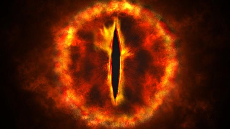 El ojo de Sauron de 'El señor de los anillos'