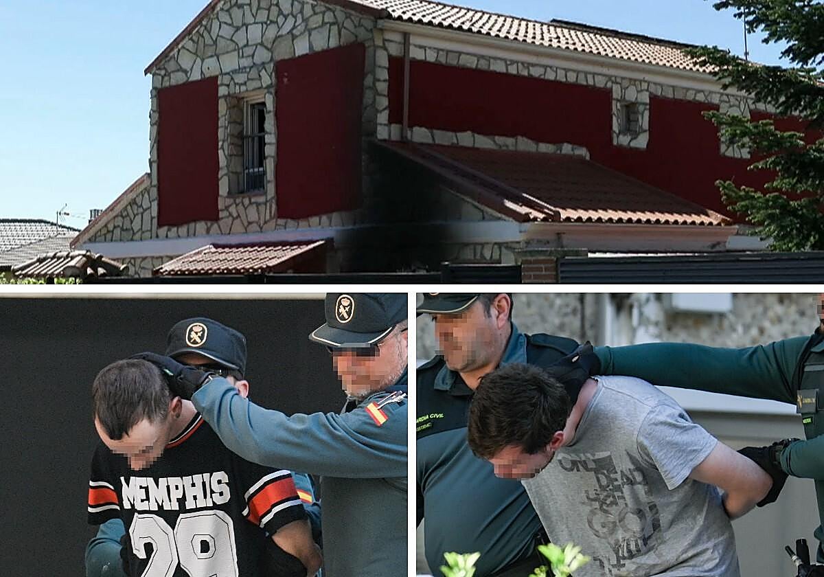 Vivienda de la familia Villar Fernández en la urbanización Medina Azahara de Chiloeches (Guadalajara), que fue incendiada por el asesino