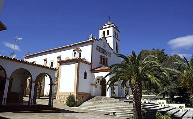 Santuario de Chandavila, en La Codosera (Badajoz), donde se produjeron las supuestas a pariciones de la Virgen en 1945
