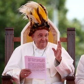 El Papa visita una misión en la selva de Papúa Nueva Guinea