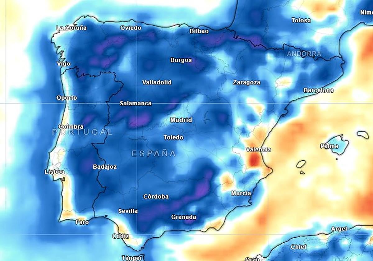 La Aemet avisa de la llegada del frío otoñal y un nuevo frente de lluvias a España: las zonas más afectadas
