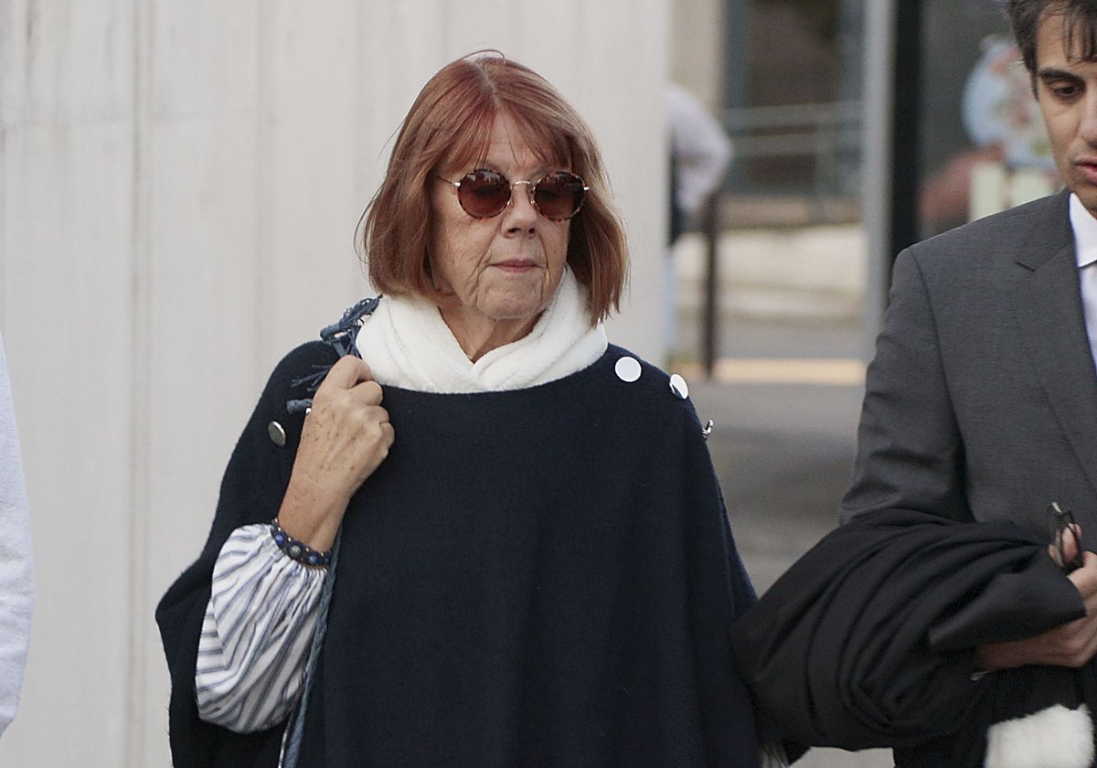 Gisèle Pelicot a su llegada a la séptima jornada del juicio contra su exmarido Dominique Pelicot