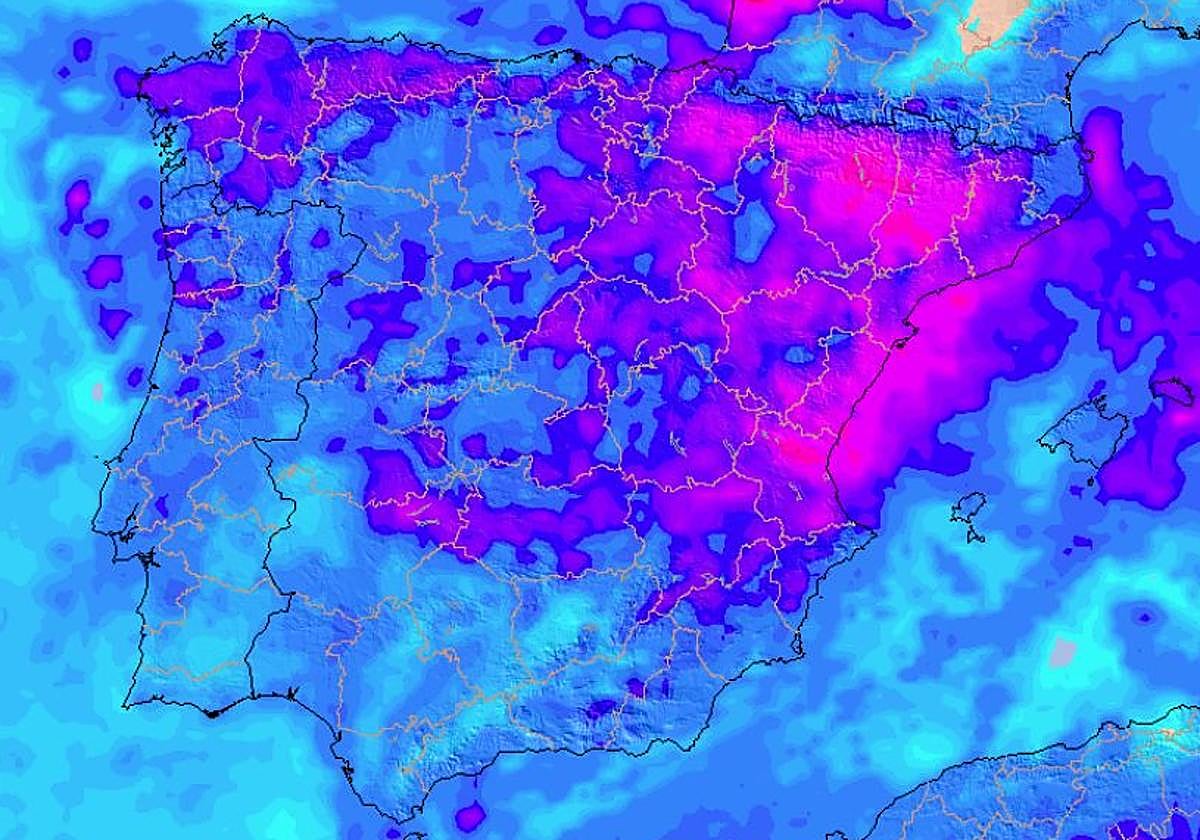 La Aemet avisa de lluvias torrenciales por la llegada de una DANA a ...