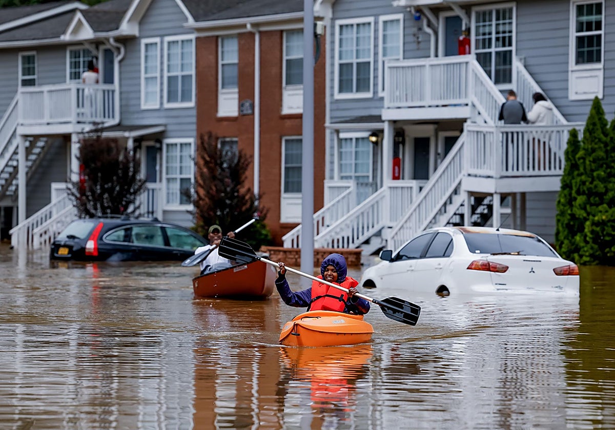 Efectos de la tormenta tropical Helene en Atlanta, Georgia