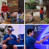 Un colegio de 1919 libre de tecnología contra otro del futuro que utiliza robots