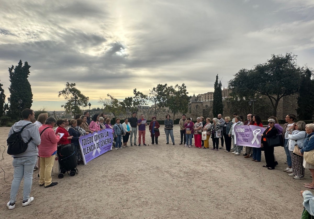 Manifestación reciente en Toledo contra los nubarrones del maltrato