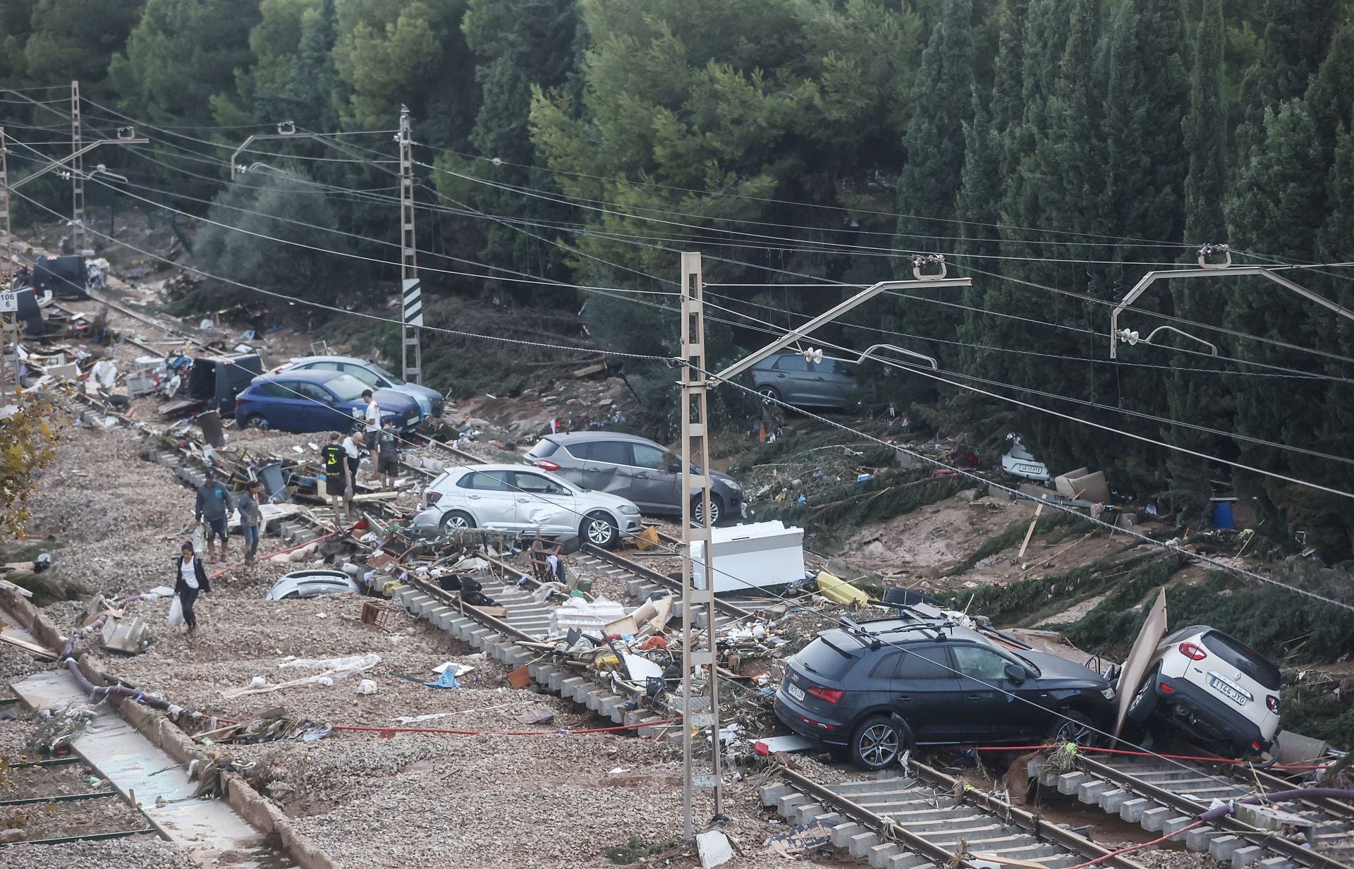 Los efectos de la DANA en la localidad valenciana de Alfafar