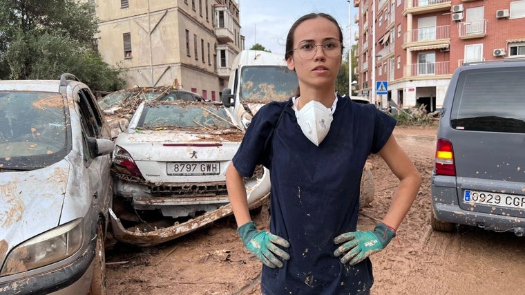 Nerea Sarrión, la joven a la que la Reina ha consolado