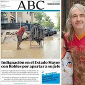 La historia detrás de la portada de ABC: «Soy la imagen del agotamiento, pero soy un afortunado»