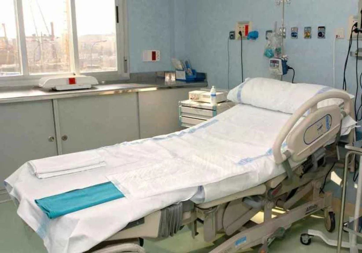 Cama de un hospital de Barcelona